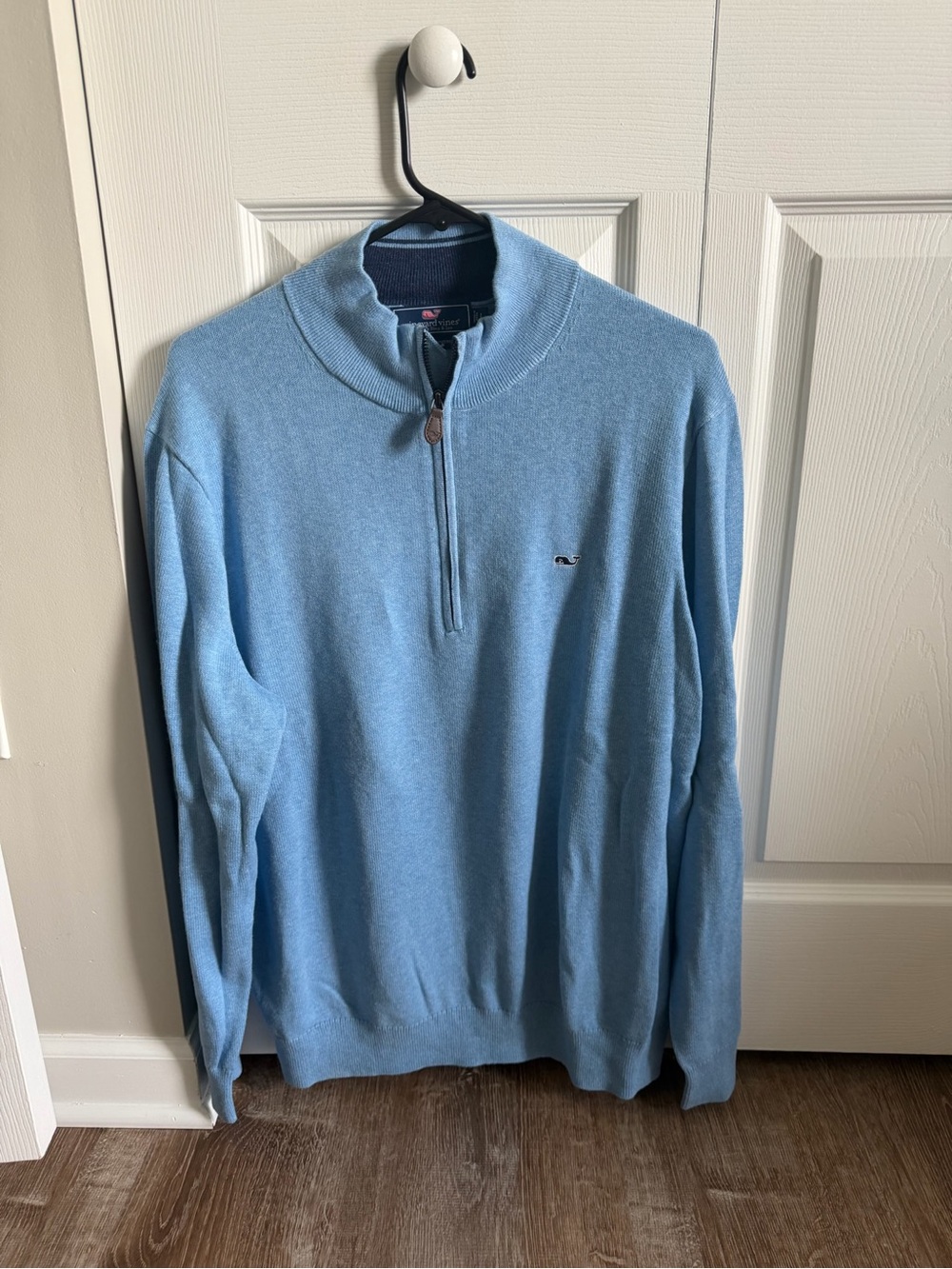 Vineyard Vines Sky Blue Half-Zip Sweater